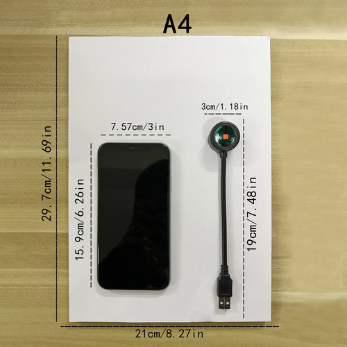 Sunset projection lamp, USB home decoration atmosphere lamp, multi-angle rotatable, suitable for home living room and bedroom